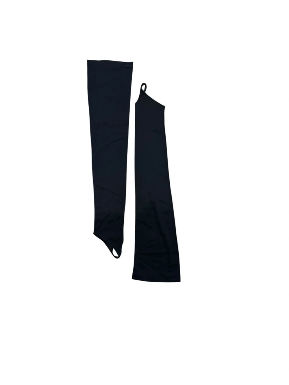 Vintage Black Stirrup Arm/Leg Sleeves - Stretch Knit